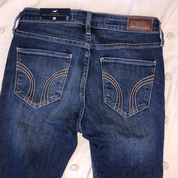 HOLLISTER - Dark distressed skinny jeans - Picture 4 of 4